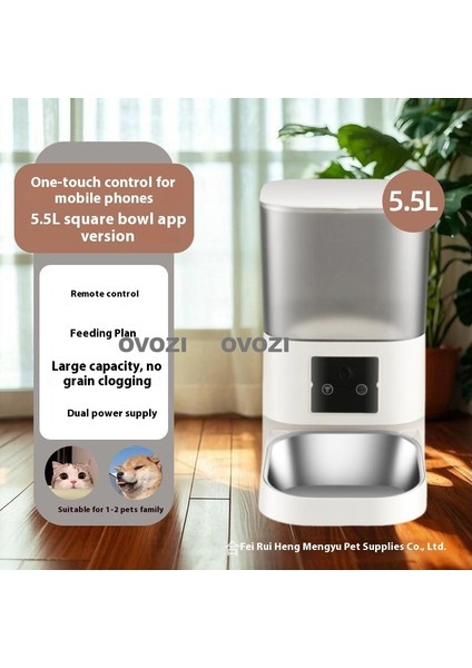 Akıllı Evcil Hayvan Otomatik Besleyici Zamanlı Dozajlama (Yurt Dışından)