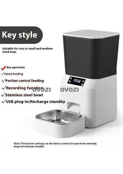 Otomatik Evcil Hayvan Besleyici Zamanlı ve Dozajlı Besleme (Yurt Dışından)