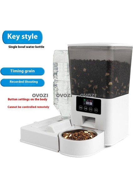 OVOZI Akıllı Evcil Hayvan Otomatik Besleyici Zamanlı Dozajlama (Yurt Dışından)