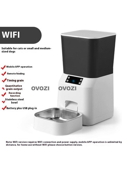 Otomatik Evcil Hayvan Besleyici Zamanlı ve Dozajlı Besleme (Yurt Dışından)