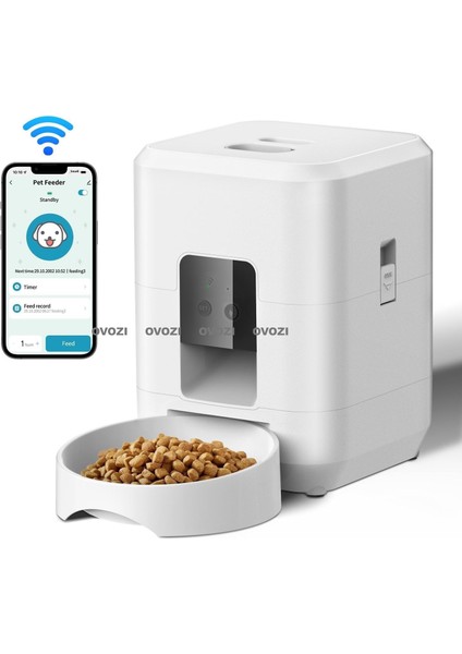 Akıllı Evcil Hayvan Otomatik Besleyici Zamanlı Dozajlama (Yurt Dışından)