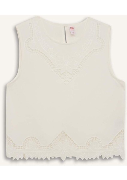 Regular Fit Pamuklu Kolsuz Üst-Fall in Love E4261AX25SM