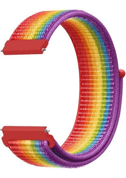 Samsung Galaxy Watch 46MM Akıllı Saat Uyumlu Spor Kumaş Desenli Cırt Cırtlı Kordon Kayış fiyatları