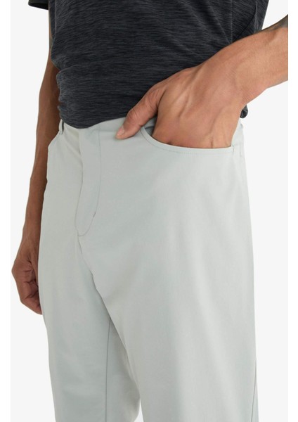 Fit Slim Fit Dar Kesim Standart Paça Dokuma Pantolon E3333AX25SP