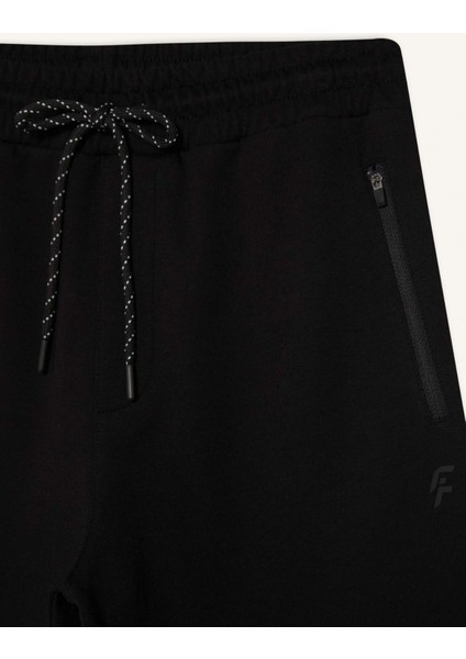 Fit Slim Fit Jogger Eşofman Altı Dar Kesim Fermuarlı Basic Düz Standart Paça S3309AZ25SP