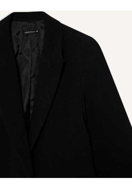 Oversize Geniş Kalıp Ceket Yaka Blazer Ceket C2457AX25SP