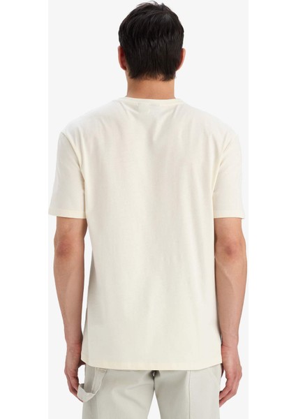 %100 Pamuk Vikings Regular Fit Bisiklet Yaka Kısa Kollu Tişört E4764AX25SP