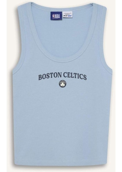 fit Nba Boston Celtics Slim Fit Bisiklet Yaka Fitilli Kaşkorse ATLET E3611AX25SM
