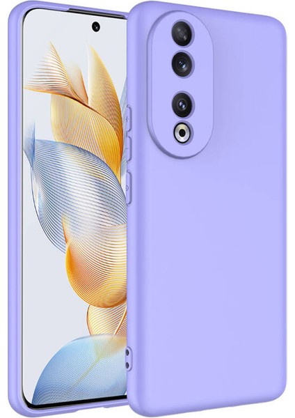 Honor 90 Kılıf Kılıf Içi Kadifeli Esnek Kadifon Lansman Premium Silikon Case Cover