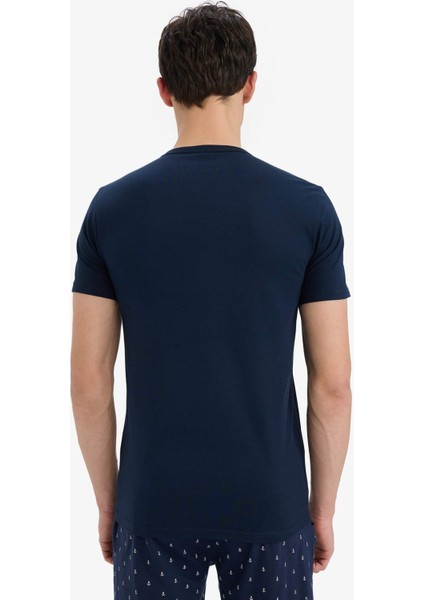 Slim Fit Dar Kesim Bisiklet Yaka Üst L4885AZ25SP