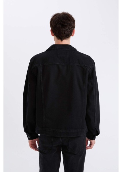 %100 Pamuk Regular Fit Mevsimlik Baharlık Jean Ceket E4990AX25SP