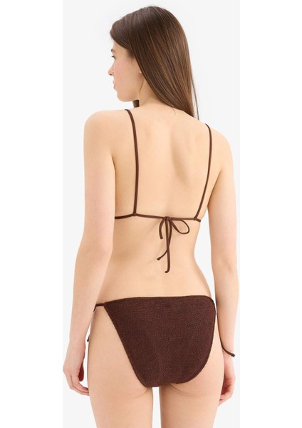 Bağcıklı Bürümcük Bikini Altı-Fall in Love E0208AX25SM