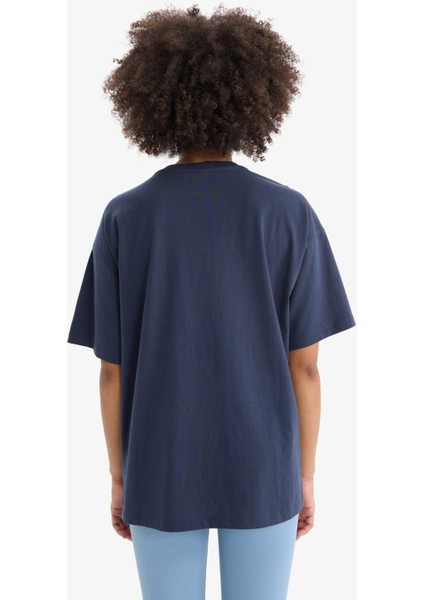 fit Nba Wordmark Oversize Fit Bisiklet Yaka Sporcu Kısa Kollu TIŞÖRT E3628AX25SM