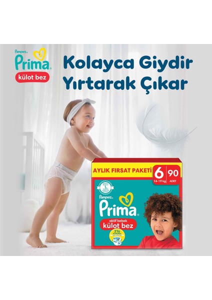Külot Bebek Bezi 6 Beden 90 Adet