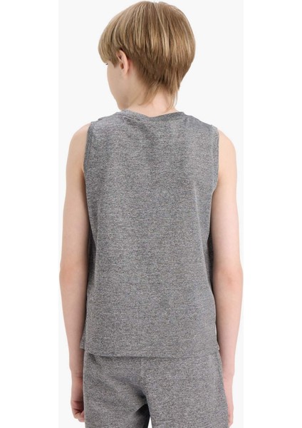 Erkek Çocuk NBA Wordmark V Yaka Atlet E4847A825HS