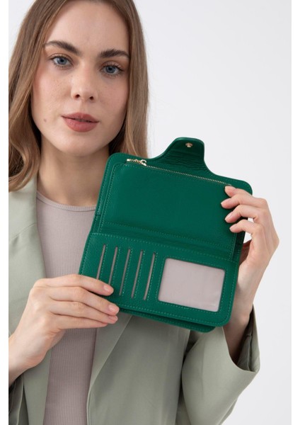United Colors Of Benetton Kadın Cüzdan Bnt 1443 - Yeşil