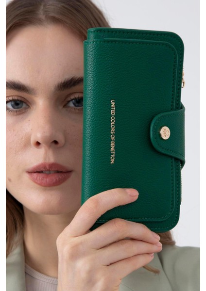 United Colors Of Benetton Kadın Cüzdan Bnt 1443 - Yeşil fiyatları