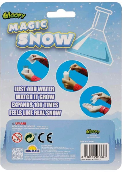 Gloppy Sihirli Kar Yapım Tüpü fiyatları