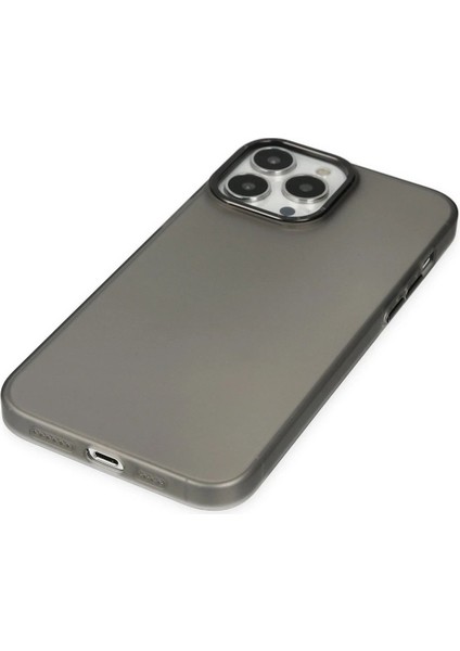 iPhone 13 Pro Max Kılıf Modos Metal Kapak - Siyah - NFND1998-4949