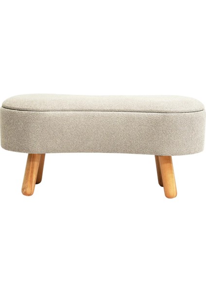 Scala Sandıklı Bohem Ahşap Ayaklı Puf/Bench, Sütlü Kahve modelleri