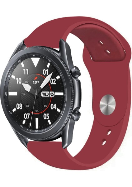 Samsung Galaxy Watch 3 45MM Akıllı Saat Uyumlu Yumuşak Dokulu Silikon Kordon Kayış