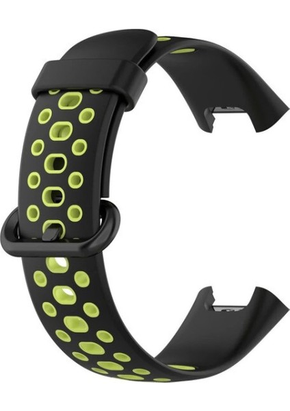 Xiaomi Redmi Watch 2 Spor Delikli Kordon - Siyah-Yeşil - TKNAL2238-1563 modelleri