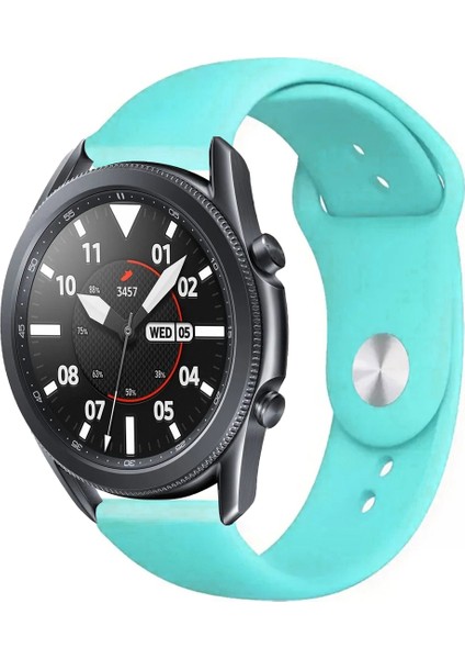 Samsung Galaxy Watch 3 45MM Akıllı Saat Uyumlu Yumuşak Dokulu Silikon Kordon Kayış