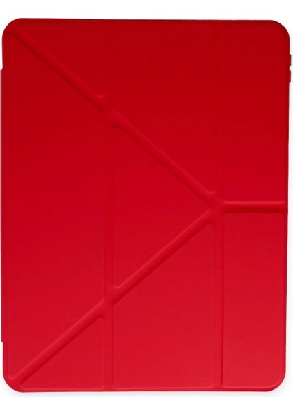iPad Air 4 10.9 Kılıf Kalemlikli Mars Tablet Kılıfı - Kırmızı - TKNAL3531-4873 fiyatları
