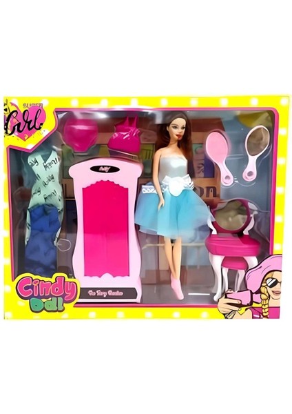 Bfs Oydaş Cindy Doll Dolaplı Makyaj Masalı Bebek 02453