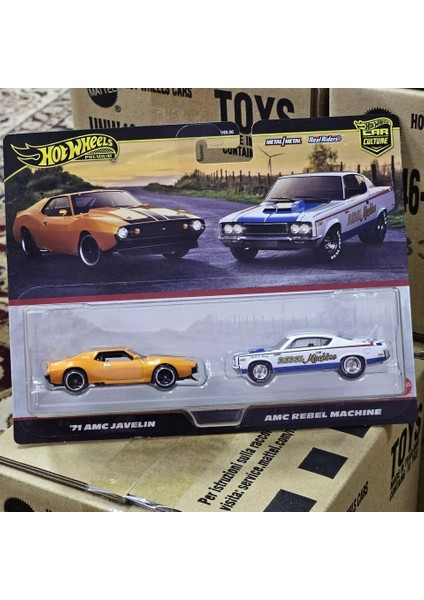 Premium Car Culture 2'li Premium Araba Seti '71 Amc Javelin & Amc Rebel Machine