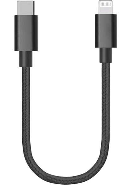 Ally Usb-Type C iPhone 20W Pd Hızlı Şarj Kablosu 20CM Kısa Kopmaz Halat Kablo-(1 - PHN7288-8109
