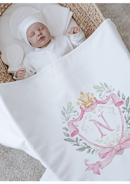 Organik 11'li Hastane Çıkışı - Pink Royal Series - N Harfi fırsatları