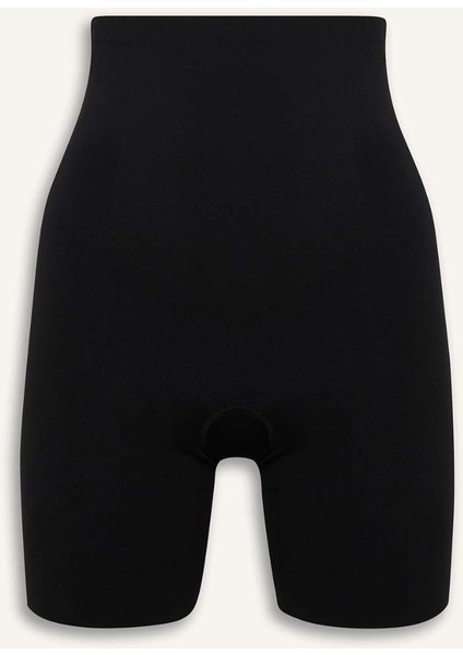 Siyah Şort Korse-Fall in Love E4741AX25SM