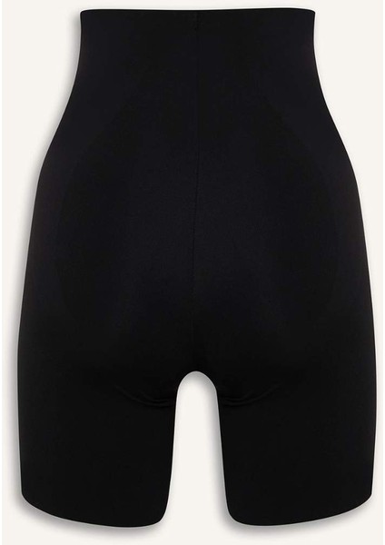 Siyah Şort Korse-Fall in Love E4741AX25SM