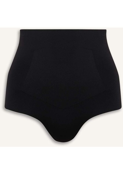 Siyah Yüksek Bel Slip Korse-Fall in Love E4742AX25SM