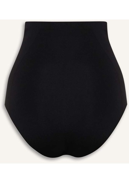 Siyah Yüksek Bel Slip Korse-Fall in Love E4742AX25SM