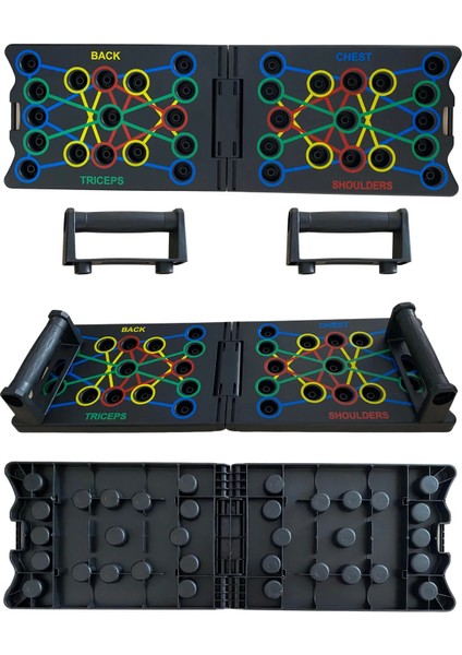 Büyük Şınav Tahtası Çalışma Platformu Aleti Barları Push-Up Kondisyon Fitness Spor fiyatları