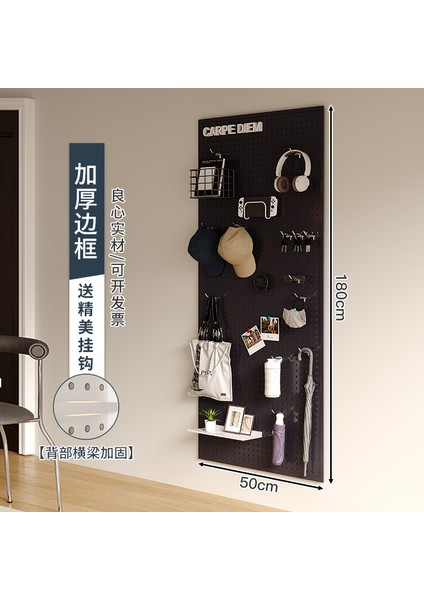 Oturma Odası Delikli Plaka Raf Tüm Duvar Depolama Giriş Kapısı Asılı Plaka Duvar Dekorasyonu Metal Delikli Plaka (Yurt Dışından)