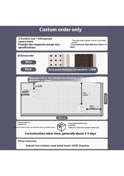 Oturma Odası Delikli Plaka Raf Tüm Duvar Depolama Giriş Kapısı Asılı Plaka Duvar Dekorasyonu Metal Delikli Plaka (Yurt Dışından)