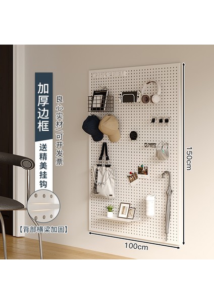 Oturma Odası Delikli Plaka Raf Tüm Duvar Depolama Giriş Kapısı Asılı Plaka Duvar Dekorasyonu Metal Delikli Plaka (Yurt Dışından)