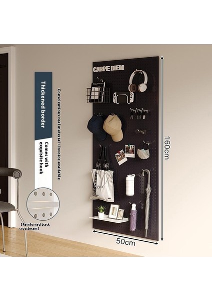 Oturma Odası Delikli Plaka Raf Tüm Duvar Depolama Giriş Kapısı Asılı Plaka Duvar Dekorasyonu Metal Delikli Plaka (Yurt Dışından)