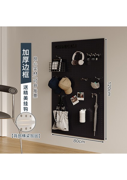 Oturma Odası Delikli Plaka Raf Tüm Duvar Depolama Giriş Kapısı Asılı Plaka Duvar Dekorasyonu Metal Delikli Plaka (Yurt Dışından)