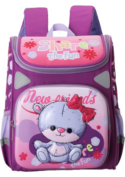 Yüksek Değerli Göz Ştırıcı Serin Karikatür Sevimli Omuz Çantası Öğrenci Okul Çantası Boş Zaman Çantası (Yurt Dışından)