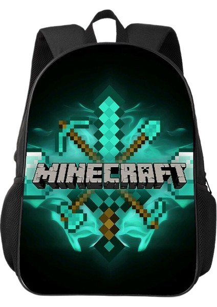 Kampüs Niş Basit Çok Yönlü Ortaokul ve Lise Öğrencileri Okul Çantası Büyük Kapasiteli Omuz Çantası (Yurt Dışından)