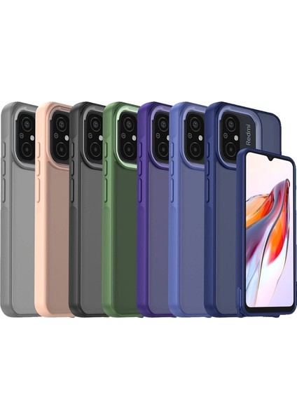 Xiaomi Redmi 12C Kılıf Elegant Kapak - Derin Mor - NFND5632-5368