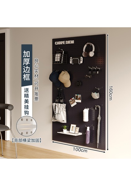 Oturma Odası Delikli Plaka Raf Tüm Duvar Depolama Giriş Kapısı Asılı Plaka Duvar Dekorasyonu Metal Delikli Plaka (Yurt Dışından)