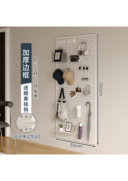 Oturma Odası Delikli Plaka Raf Tüm Duvar Depolama Giriş Kapısı Asılı Plaka Duvar Dekorasyonu Metal Delikli Plaka (Yurt Dışından)