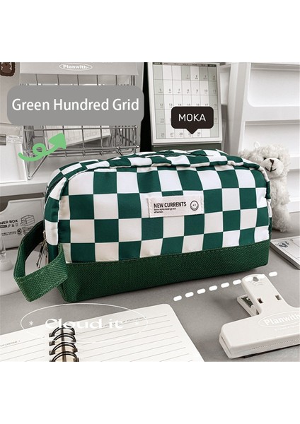 Ekose Kalem Çantası - Siyah (Yurt Dışından)