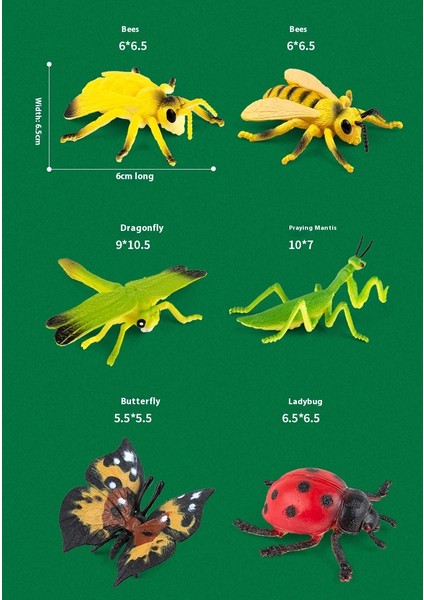 Böcek Simülasyonu Hayvan Modelleri Erken Eğitim Öğrenme Bilişsel Oyuncakların Çeşitli Özellikleri (Yurt Dışından) fiyatları