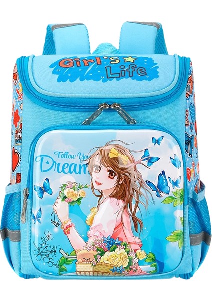 Yüksek Değerli Göz Ştırıcı Serin Karikatür Sevimli Omuz Çantası Öğrenci Okul Çantası Boş Zaman Çantası (Yurt Dışından)